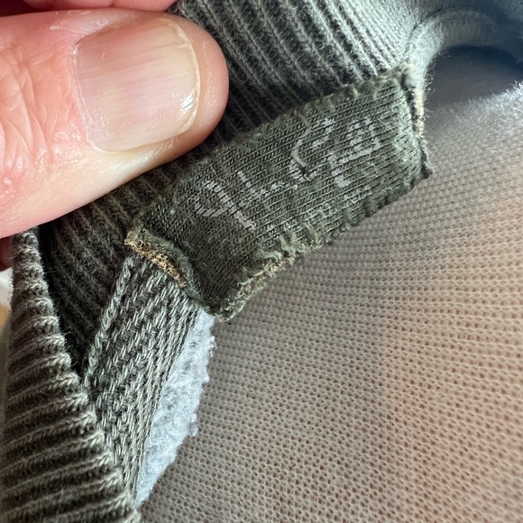 Army green sweatshirt - Picture 4 of 6